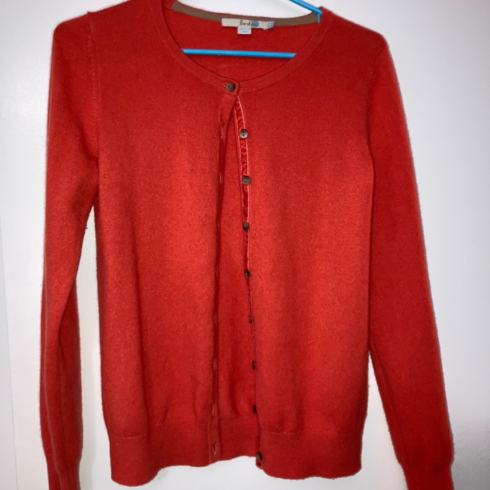 Boden Brand 100% Cashmere cardigan sweater Ladies 6/S/M USA 10UK Like New!